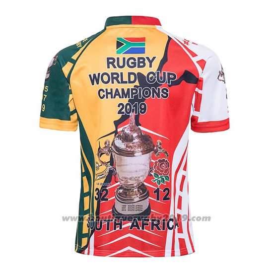 Maillot Afrique du Sud Angleterre Rugby RWC 2019 Champion